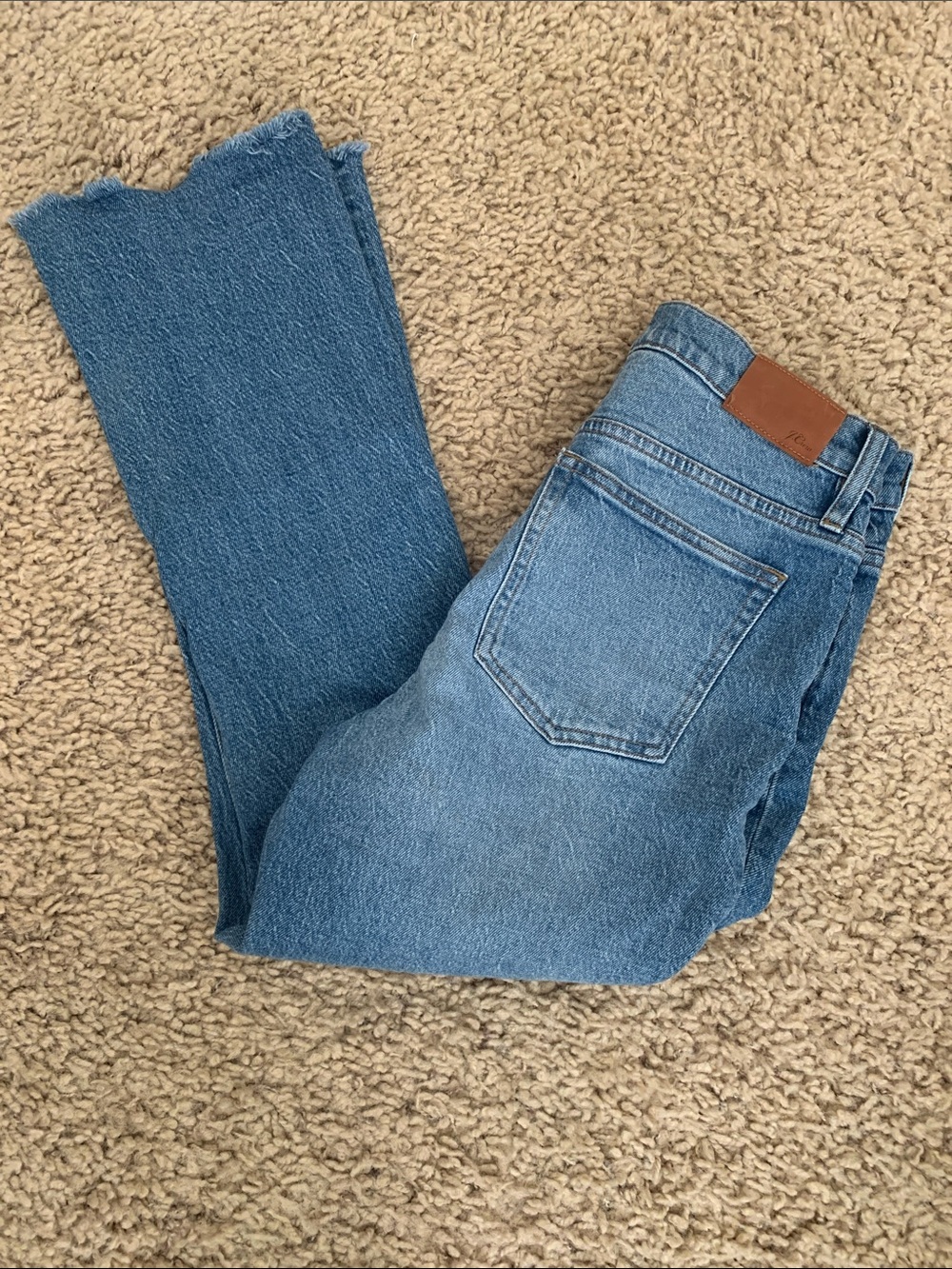 J Crew 10 inch Demi Boot Crop Jeans